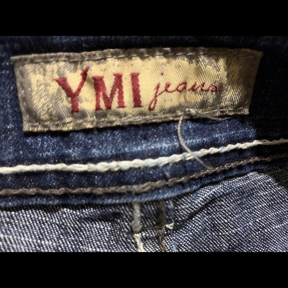 YMI Blue Jean Shorts Size 7 - Picture 4 of 4